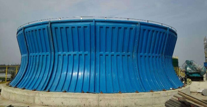 冷卻塔風(fēng)筒施工現(xiàn)場(chǎng)